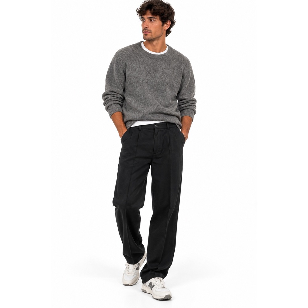 Zadig & Voltaire Trousers Mens 30 Black Wool Cashmere Made in France Luxury Pant